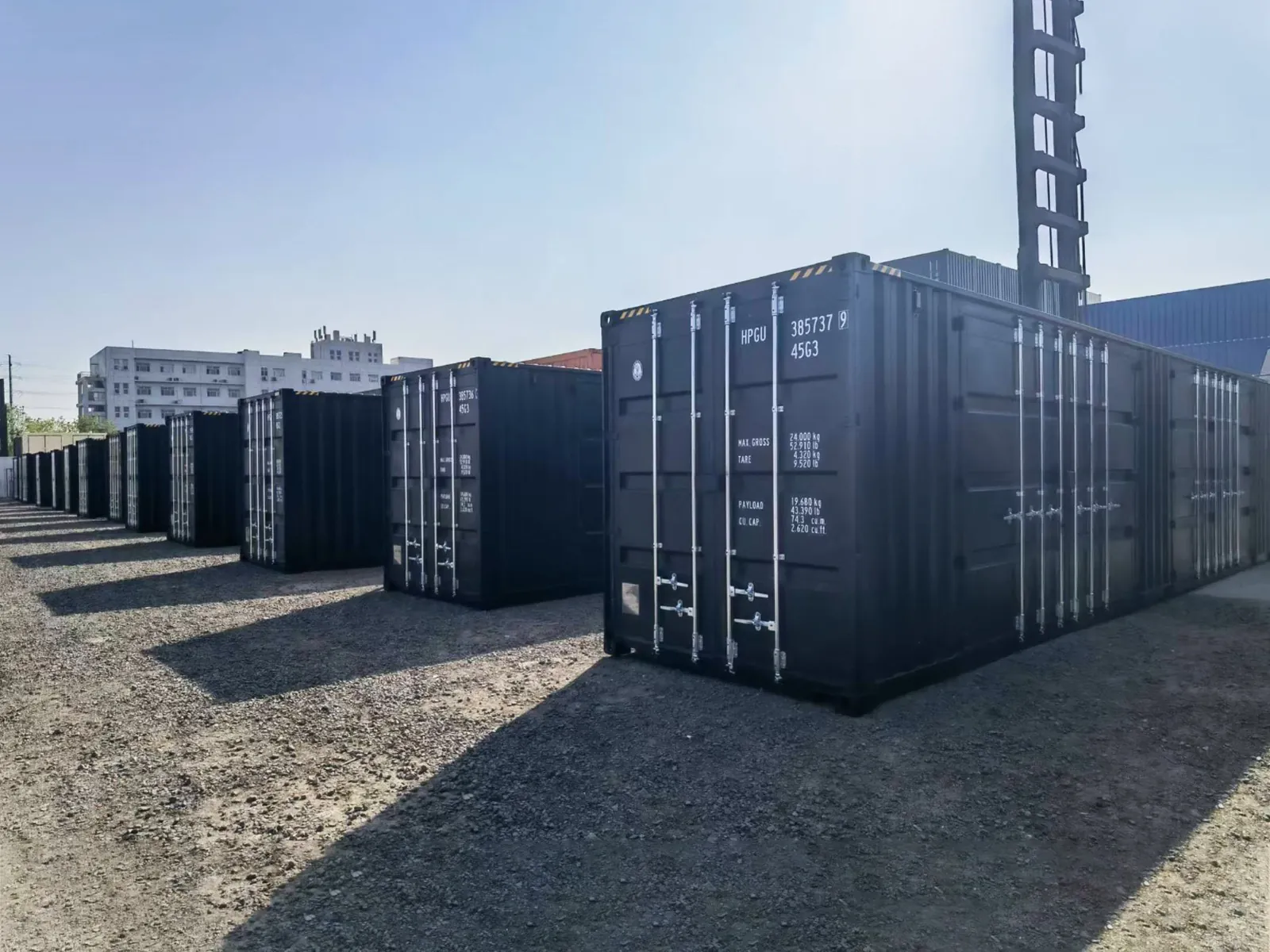 Rhino-Cross-Containers 40ft High Cube 26 Ton Shipping Container with 2 Side Doors